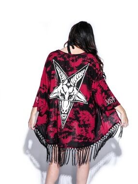 BLACKCRAFT CULT BLOOD MOON BAPHOMET KIMONO